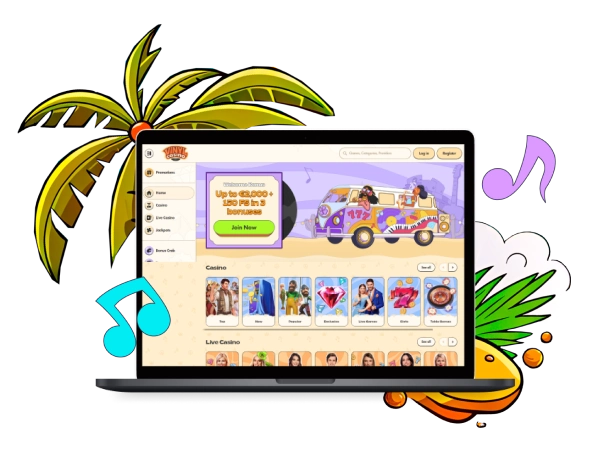 Vinyl Online Casino Desktop